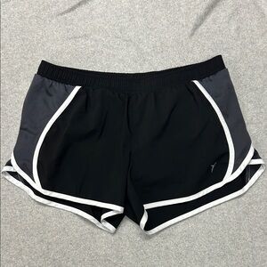 Black and Gray Women's Athletic Shorts